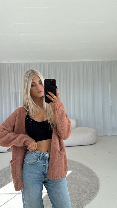 Cardigan Rostbraun