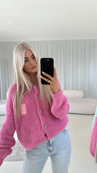Cardigan Patches Pink