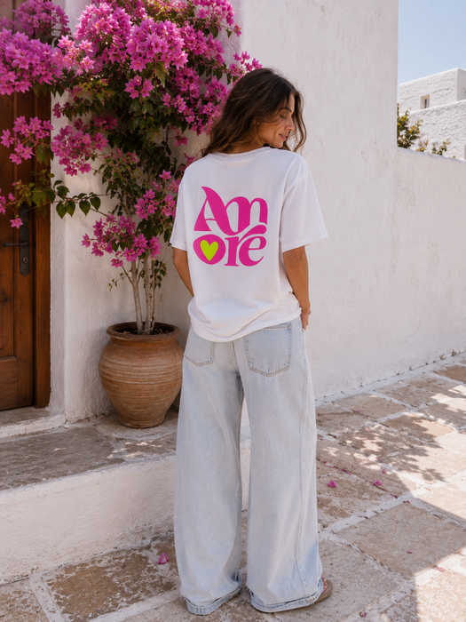 T-Shirt Amore weiß - Ohne Rückgaberecht ✨