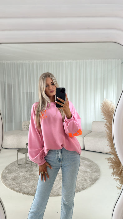 Sweater Balance Rosé/Orange