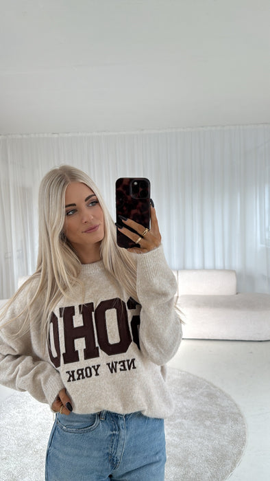 Pullover Soho Beige/Braun