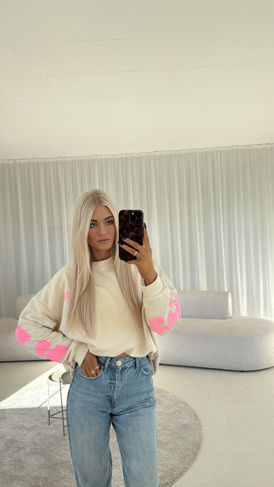 Sweater Namaste Beige/Pink