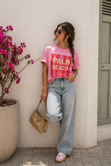 T-Shirt Palm Beach Rosé