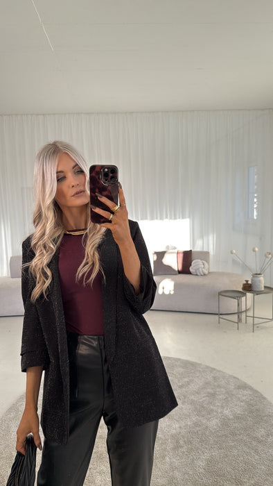 Blazer Black Glitzer