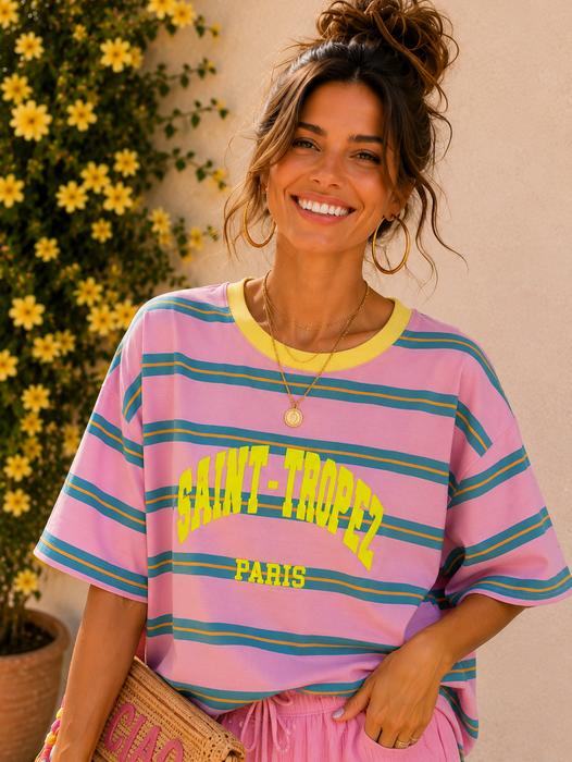 T-Shirt Saint Tropez Rosé