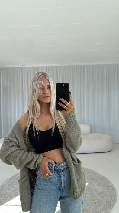 Cardigan Khaki
