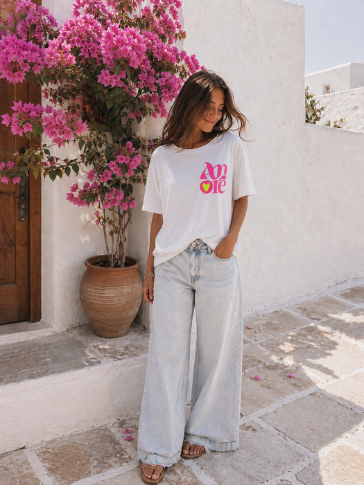 T-Shirt Amore weiß - Ohne Rückgaberecht ✨