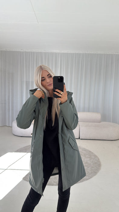 Regenjacke Khaki