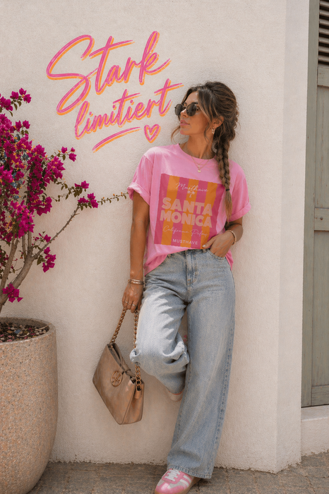 T-Shirt Santa Monica Rosa