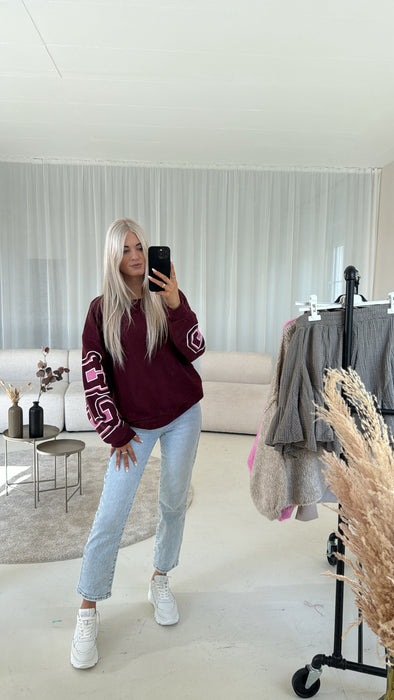Sweater Chicago Burgunder