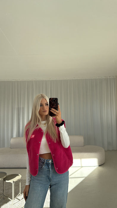 Teddy Weste Pink Lara