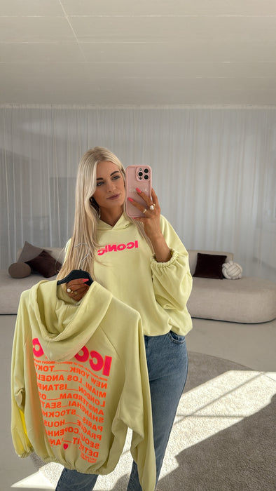 Hoodie Iconic Gelb