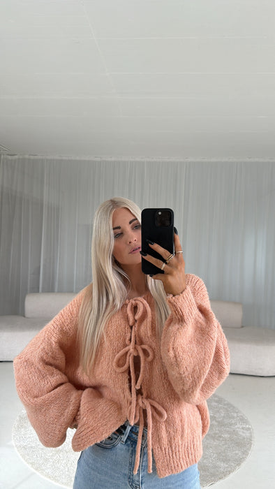 Cardigan Peach Cozy