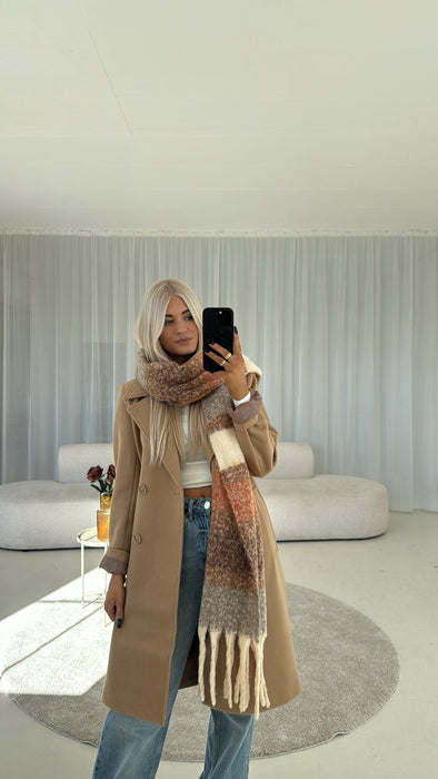 Boucle Schal Rost/Brown