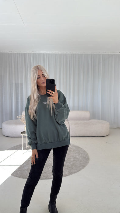 Sweater Khaki/Heart