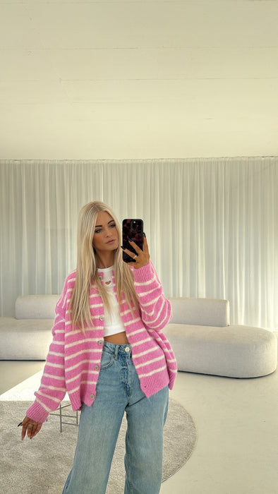 Cardigan Stripes Pink/Rosé