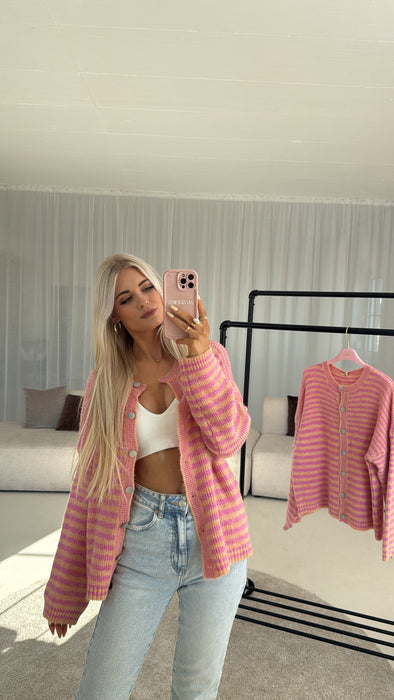 Cardigan Kayla Berry/Peach/Pink✨