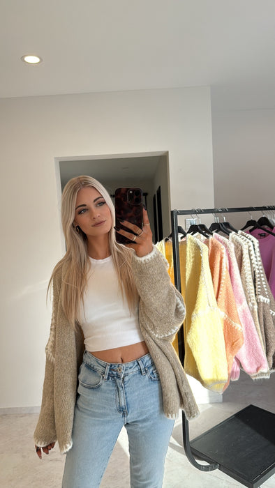 Cardigan Amelia Beige