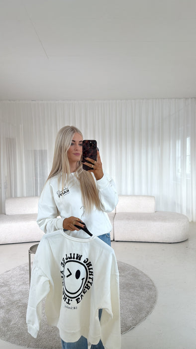 Sweater Smily Weiß