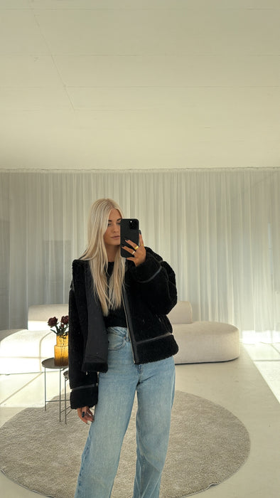 Teddypiloten Jacke Black