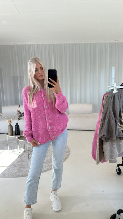 Cardigan Patches Pink