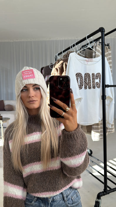 Mütze Creme de la Creme Beige - Ohne Rückgaberecht/Hygieneartikel