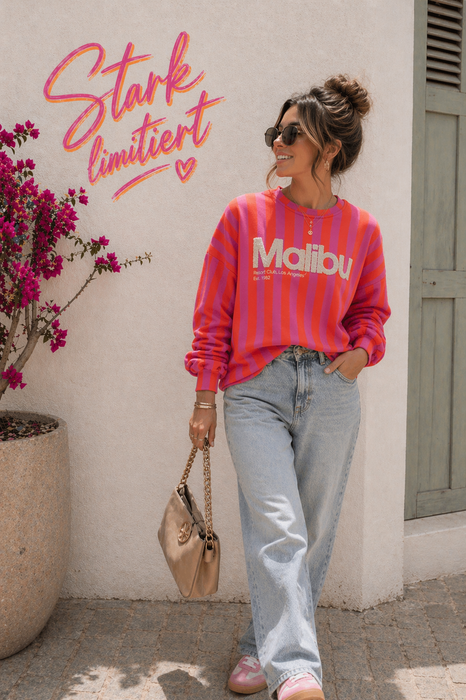 Sweater Malibu Rot/Pink