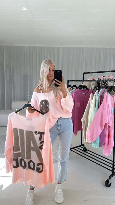 Pullover Smily Rosé/Braun