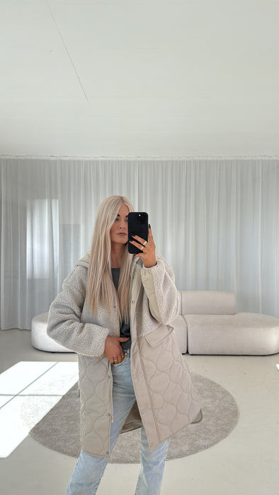 Teddy Steppjacke Nude