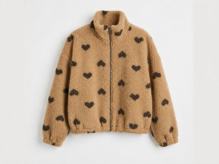 Teddyjacke Amy Camel