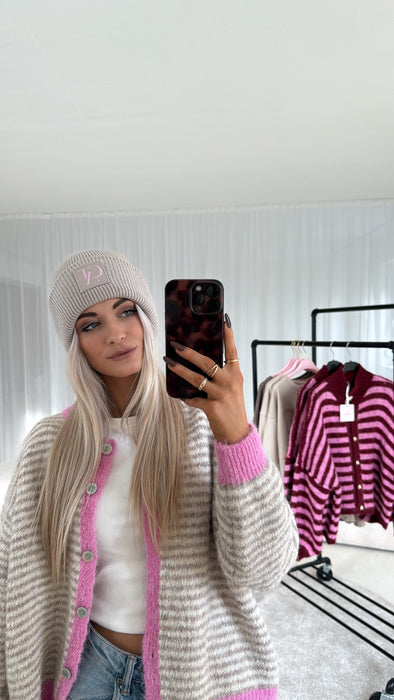 Mütze CAF Beige/Rose- Ohne Rückgaberecht / Hygieneartikel