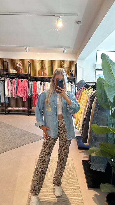 lockeres Jeanshemd Lemon