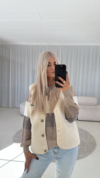 Pullover Stripes Beige