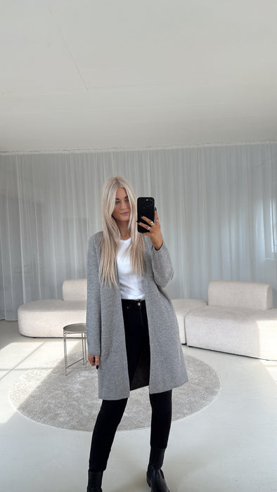 Strickjacke Taupe