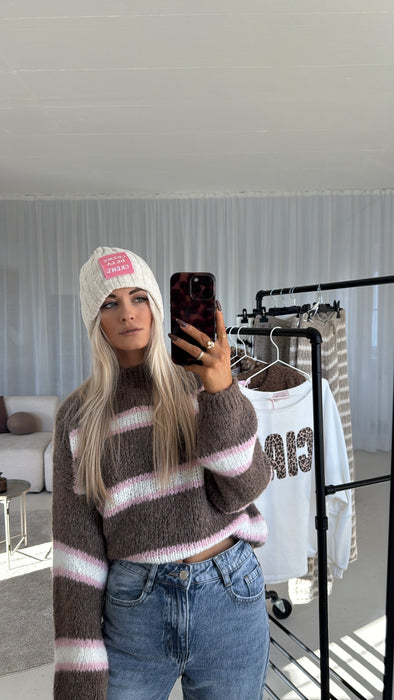 Mütze Creme de la Creme Beige - Ohne Rückgaberecht/Hygieneartikel