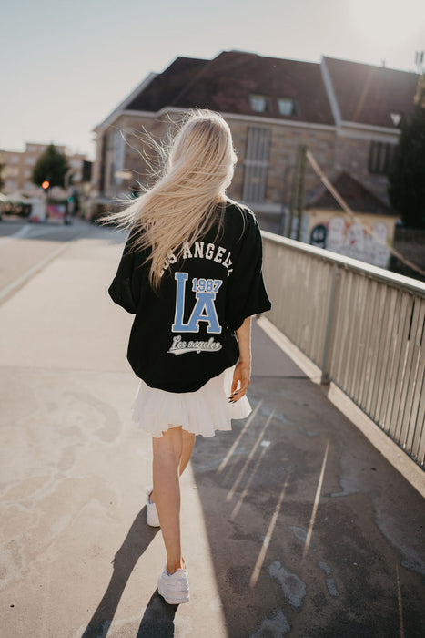 Oversize T-Shirt Black/Blue