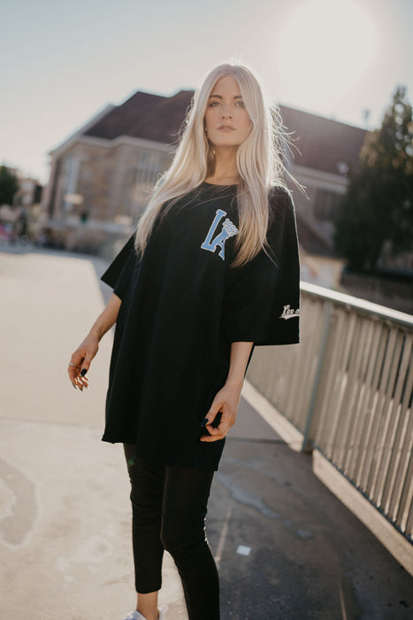 Oversize T-Shirt Black/Blue