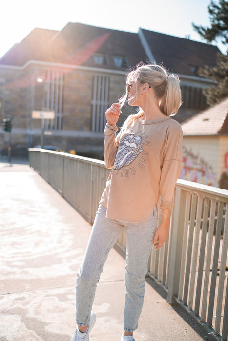 Sweater mit Print Camel