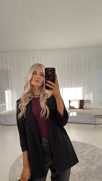 Blazer Black Glitzer