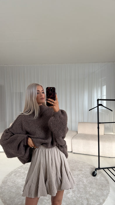 Cozy Pullover Lisa Choclate