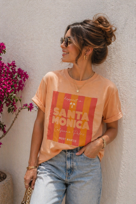 T-Shirt Santa Monica Peach