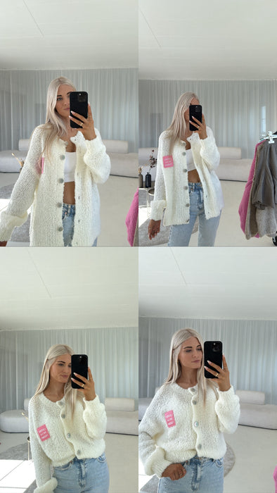 Cardigan Patches Off-white