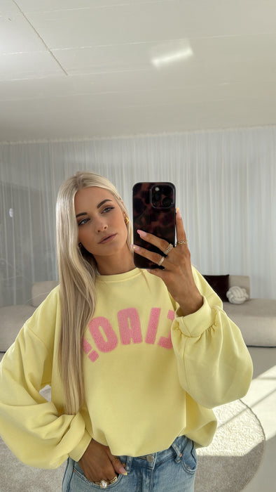 Sweater Gelb/ Rosé Ciao