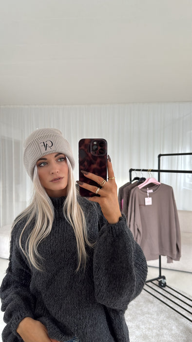 Mütze CAF Beige/Black- Ohne Rückgaberecht / Hygieneartikel