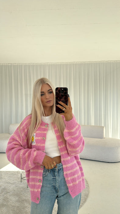 Cardigan Stripes Pink/Rosé