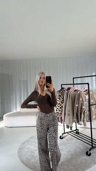 Kaschmir Oberteil Dark Braun