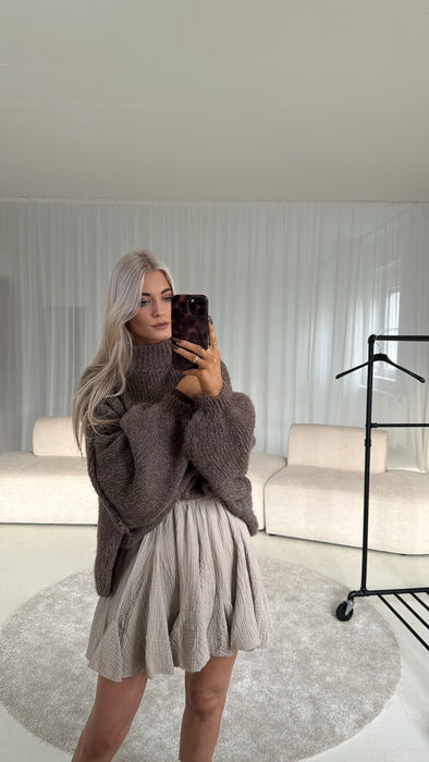 Cozy Pullover Lisa Choclate