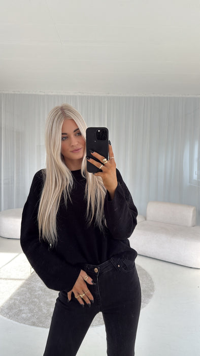 Strickpullover Black