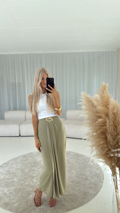 Rock Chloé Khaki - Ohne Rückgaberecht