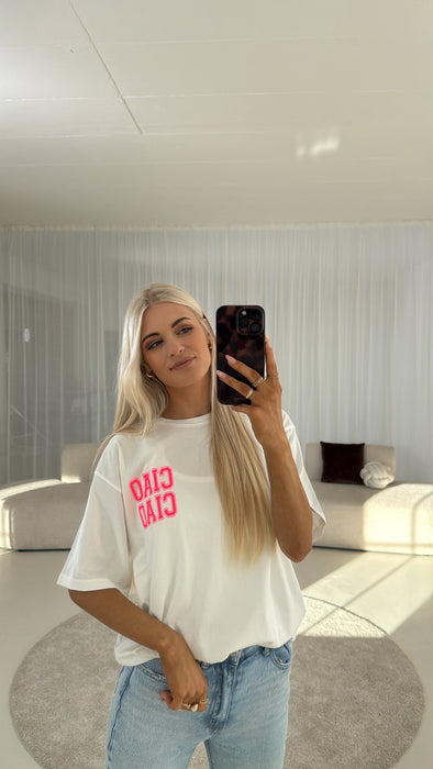 T-Shirt Ciao Weiß